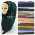 Meistverkaufte muslimische Frauen Kopf Dubai Hijab und Schals Maxi Schal Schal Baumwolle Plaid Hijab